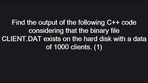 File Pointers Problem 5 || seekg(), tellg() || CBSE Class 12 Computer Science