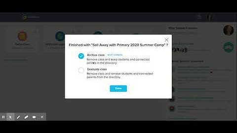 ClassDojo - How to Archive a Class