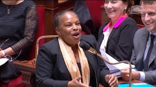 Taubira à Ciotti "Je vous obsède avec une constance qui appelle l'admiration"