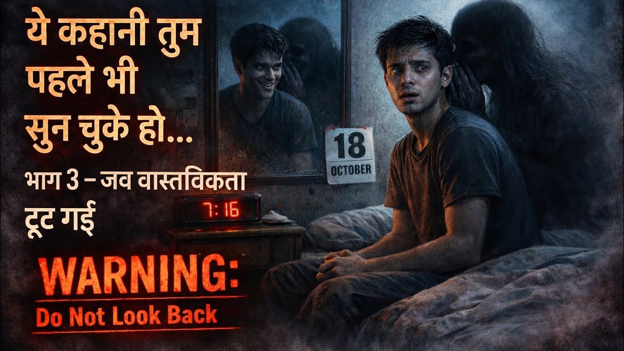 ये कहानी तुम पहले भी सुन चुके हो... भाग-3 जब वास्तविकता टूट गई। #horrorstories #viral #haunted 