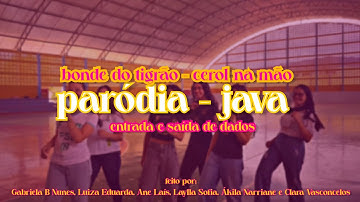 Paródia - entrada e saída de dados em Java