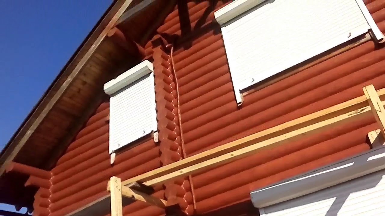 Выполним,Шлифовка,Покраска,сруба. - YouTube