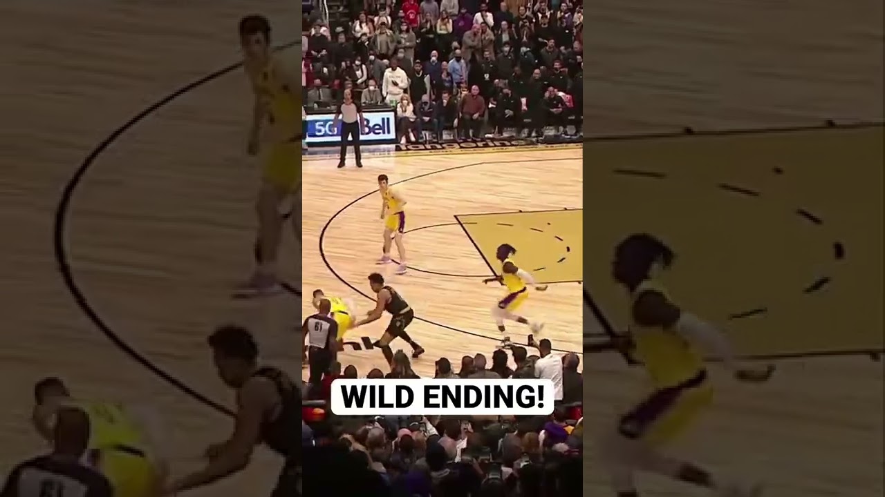 ДИКАЯ КОНЦОВКА Лейкерс против Рэпторс 🍿