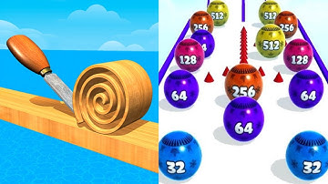 TikTok Gameplay Video 2024 - Satisfying Mobile Game Max Levels Ball Merge 2048 Big Update