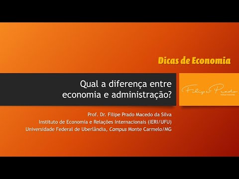 Vídeo: Qual é a diferença entre economia e economia empresarial?