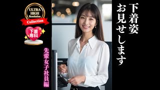 下着姿恥ずかしいけどお見せします8【先輩女子社員編】 I'll show you my undies AI美女