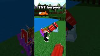 TNT harpoon🧨| Build A Boat For Treasure #buildaboat #buildaboatfortreasure