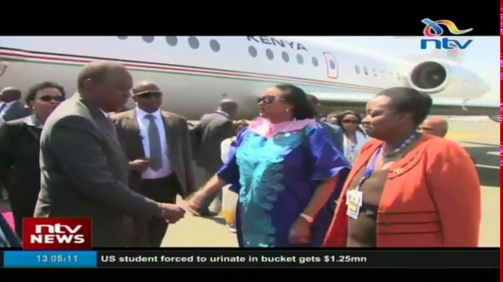 President Kenyatta in Ethiopia for the AU summit