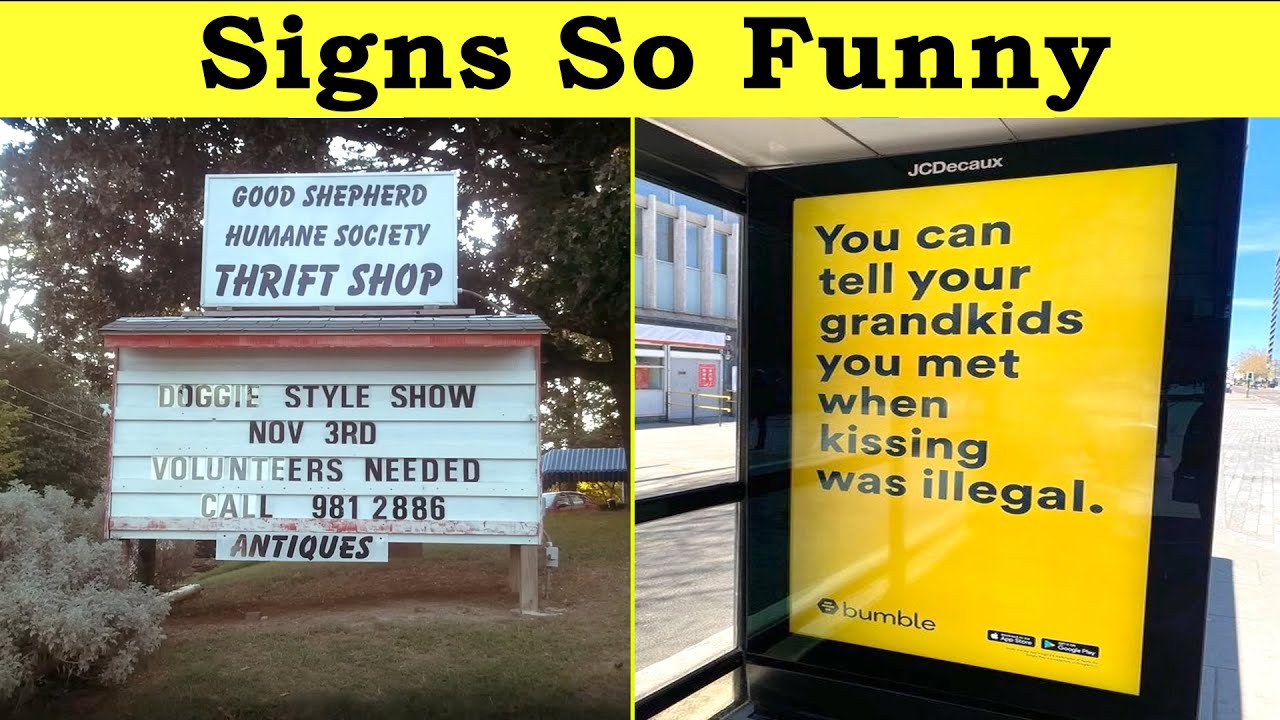 Signs So Funny, You’ll Wonder How They Made It to Print! || Happy Panda
