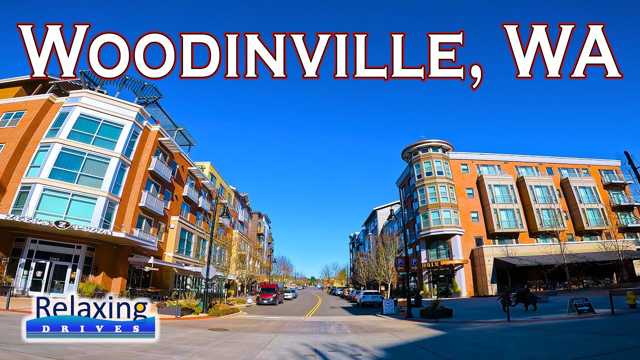 Driving Tour Woodinville, WA in 3 minutes Relaxing Drives YouTube
