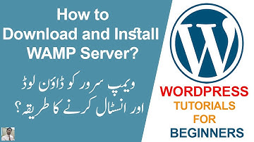 5. How to Download and Install WAMP Server? || WordPress Tutorials in Urdu/Hindi