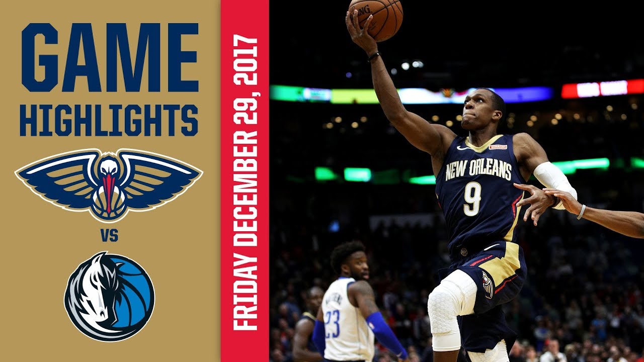 lonzo ball injury Pelicans Game Highlights vs. Dallas Mavericks - 12/29/17