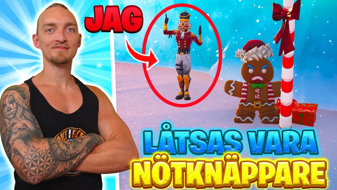 JAG LÅTSAS ÄNNU EN GÅNG VARA NÖTKNÄPPARE I FORTNITE