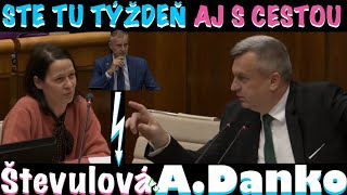 ŠTEVULOVÁ Žiada RAŠIHO Aby ZJEDNAL Nápravu S Dankom_STE Tu TÝŽDEŇ Aj S Cestou,MŇA Nepoučujte #ps#sr