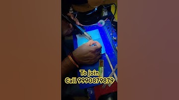 Mobile repairing training institute course POWER IC reboling karte student practical class join now