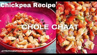 छोले चाट | Chana Chaat | Aloo Chole Chaat Recipe | Chickpea Salad | Chole | YTKitchen Food Recipes