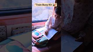 Train Journey Kids Activities| Kids Busy While Train Travel| Travel Activities For ToddlersMom Hack