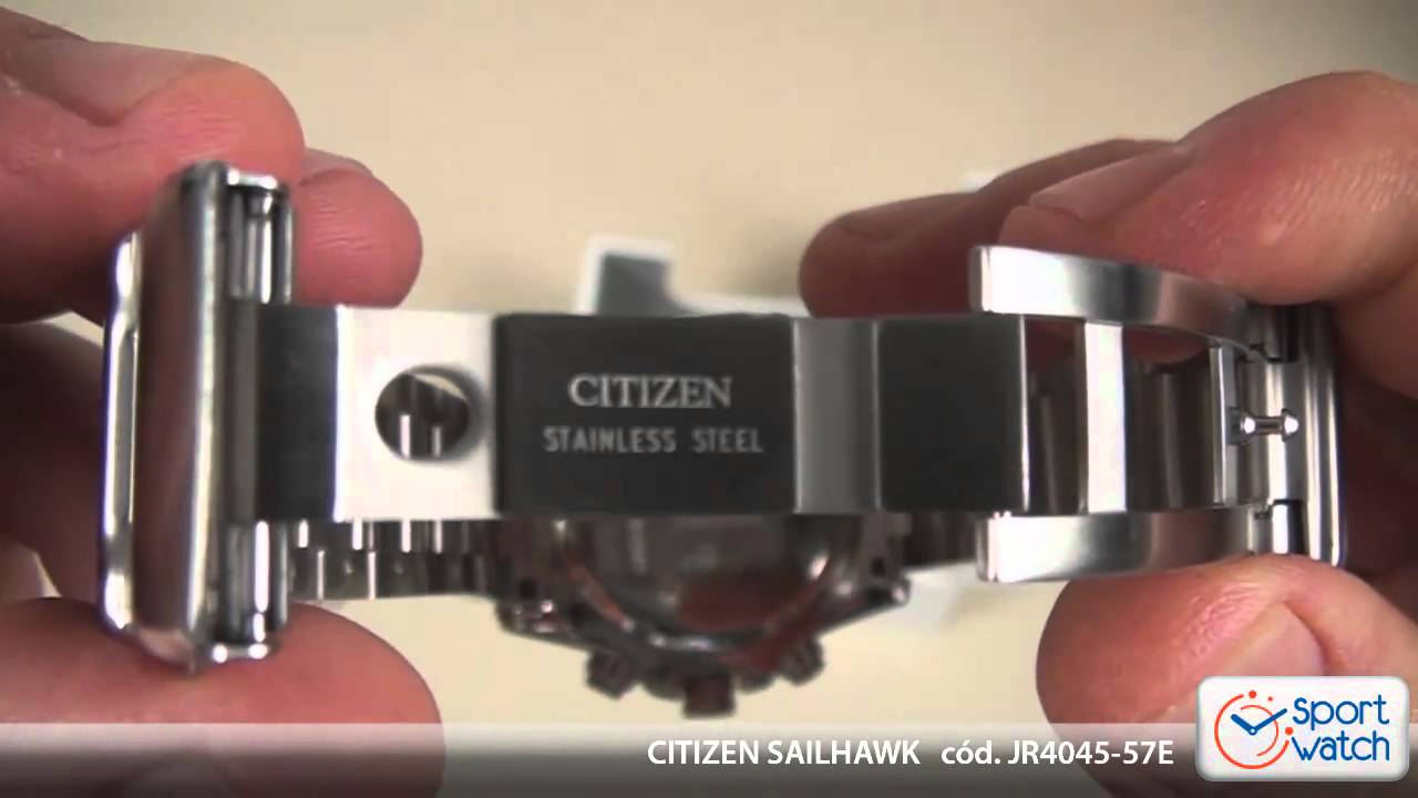 CITIZEN SAILHAWK Eco-Drive modelo JR4045-57E - YouTube