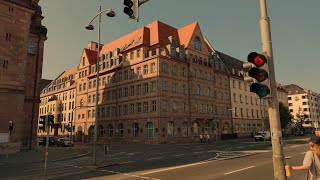 4K Walking tour in Nürnberg - 29 August 2022 in high quality video.