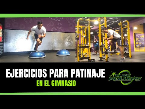 🔥🏋🏻♀️EJERCICIOS para PATINADORES en el GYM - Mejora tu rendimiento ⚡💪🏼