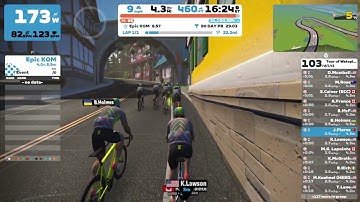 2023-04-04 Group Ride: Tour of Watopia 2023 | Stage 5 | Long Route on Big Loop in Watopia