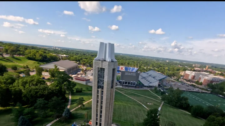 Drone Fly-through of David Booth Kansas Memorial Stadium and Anderson Family Football Complex
