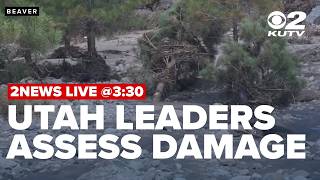 2NEWS LIVE @ 330p on July 24: Utah leaders tour burn scars, flooding threat on Pioneer Day