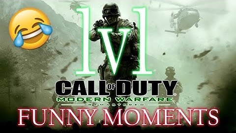 1v1 Funny Moments! - Call of Duty: Modern Warfare Remastered