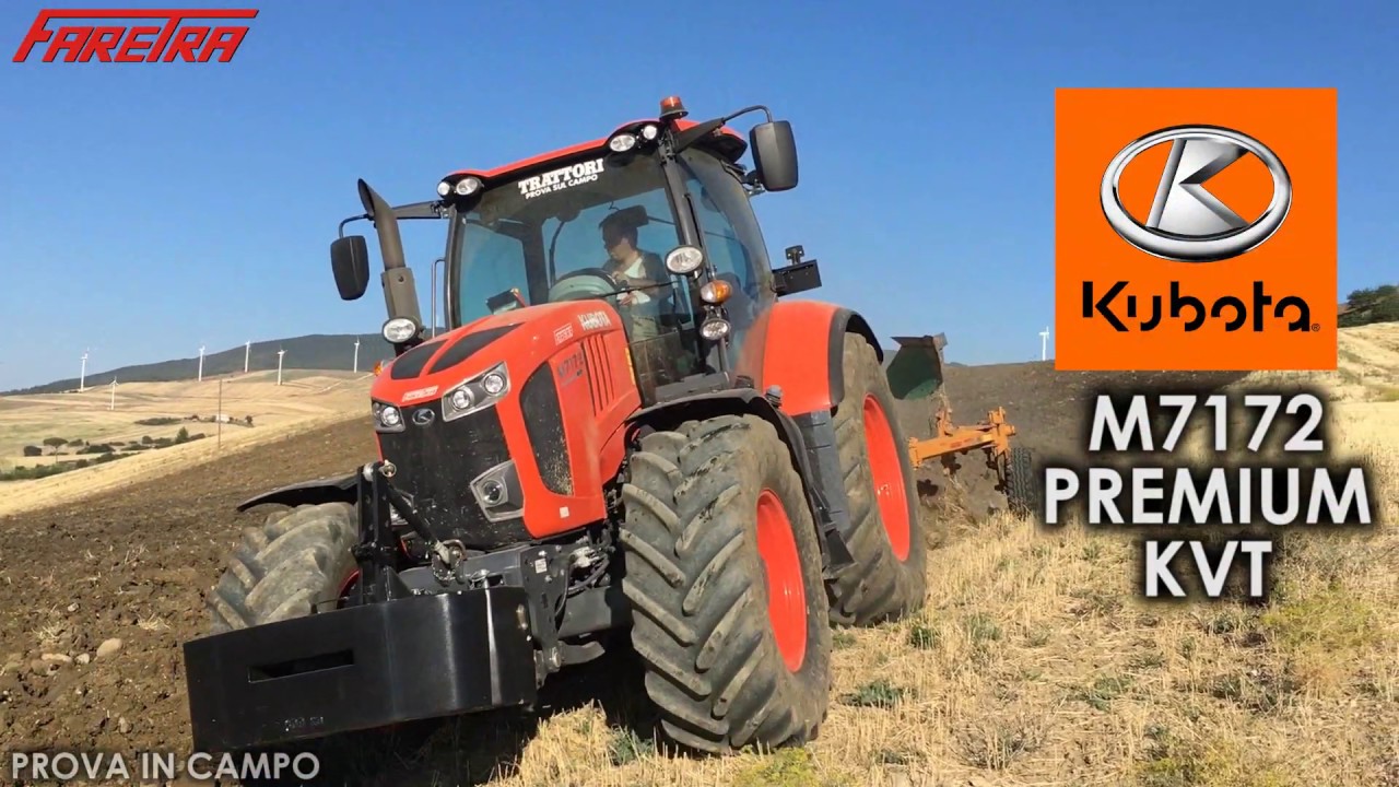 Kubota M7172 Premium KVT in aratura