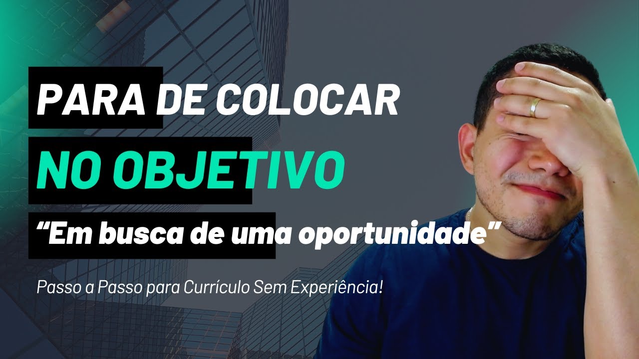 Como Fazer Currículo Para Primeiro Emprego