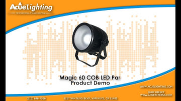 Magic 60 COB LED Par RGB Product Demo By Acue Lighting