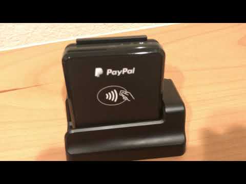 log into PayPal and connect to card reader