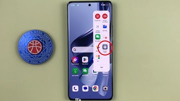 How to turn off the screen with 1 touch using the smart sidebar on OPPO Reno10 5G Android 13