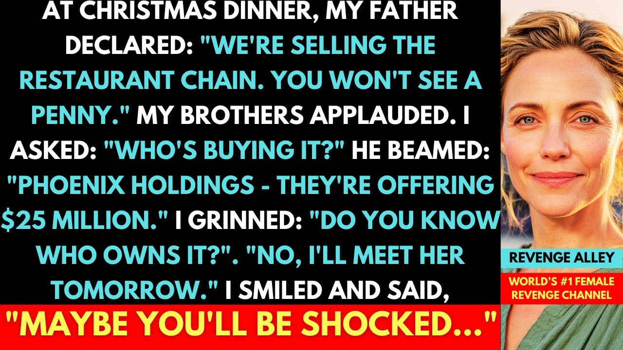 At Christmas Dad Declared 'We're Selling Restaurant Chain, You Won't See A Penny'; He Was Shocked...