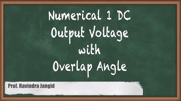 DC Output Voltage with Overlap Angle Numerical 1 - Analysis of the Bridge Rectifier