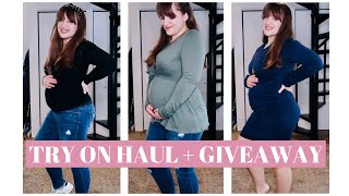 PinkBlush Maternity Try On Haul + $75 GIVEAWAY ll Black Friday/Cyber Monday Sale!