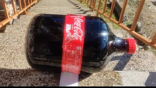 Fanta Vs Cocacola ⚠️🔥 Breaking Glass Bottles   #Asmr #Satisfying #Experiment #Video #Shorts