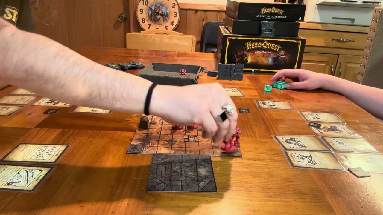 Heroquest World’s End Tournament (loser’s bracket) part 17 Rogue’s Guild Vs. Bard Troop 