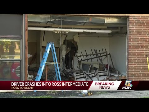 Driver crashes into Ross Intermediate School