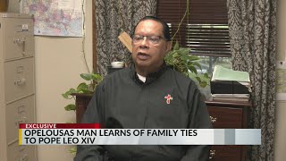 Opelousas man learns of family ties to Pope Leo XIV