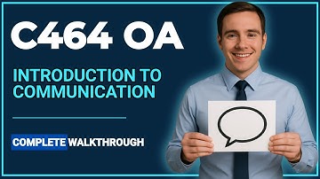 C464 OA Study Guide - Unit 1 - Everything You Need to Pass