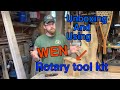 New WEN rotary tool unboxing and using .