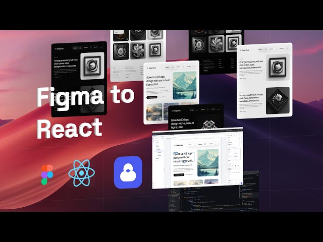 Build a React Site from Figma to Codux - 2-hour course class=