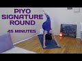 Piyo signature round  45 minute full body no equipment workout  yoga inspired at home