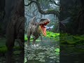 Jurassic world falls on jungle Gigisauropods