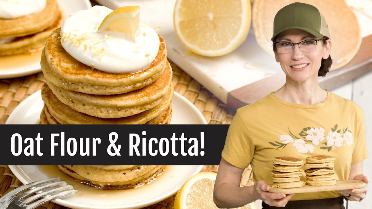 EAST GlutenFree Lemon Ricotta Pancakes with Oat Flour YouTube
