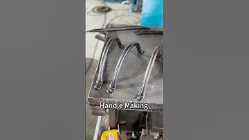 Handle making machine tube handles pipe handles making machine stamping cutting pressing #factory