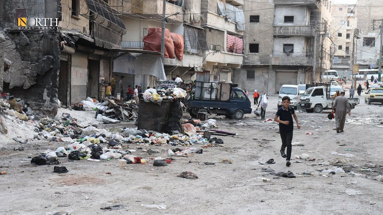 سكان في مدينة حلب يشتكون من تراكم النفايات