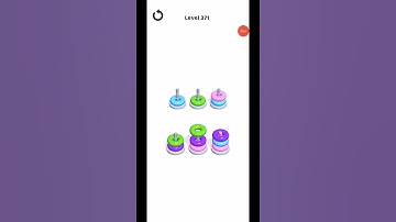 Hoop Stack Level 371 WalkThrough Solution Gameplay