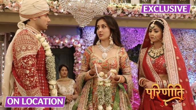 Parineetii | On Location | Pari Ne Neeti Ke Samne Sanju Ko Pehnayi Varmala - YouTube